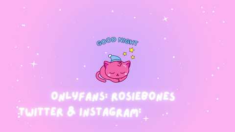 rosiebones @ chaturbate on 20240205