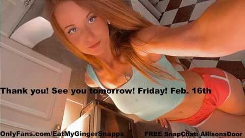 eatmygingersnapps @ chaturbate on 20240215